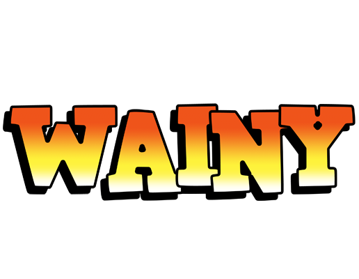 Wainy sunset logo