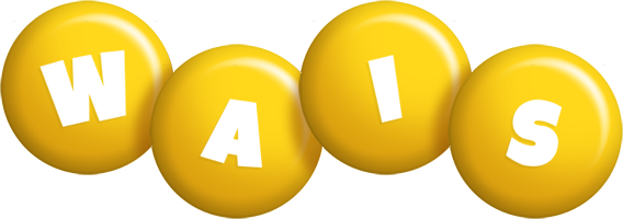 Wais candy-yellow logo