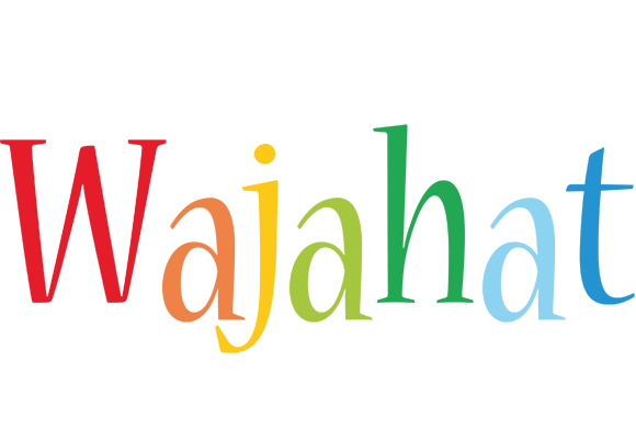 Wajahat birthday logo