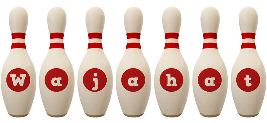 Wajahat bowling-pin logo