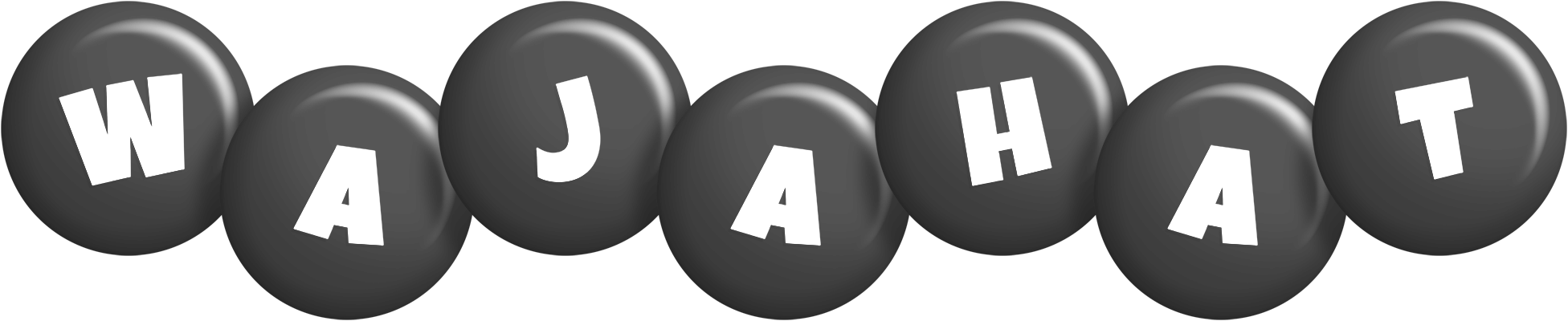 Wajahat candy-black logo