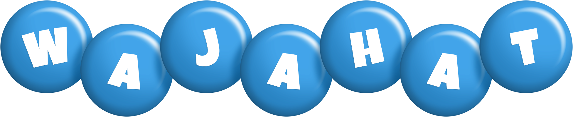 Wajahat candy-blue logo