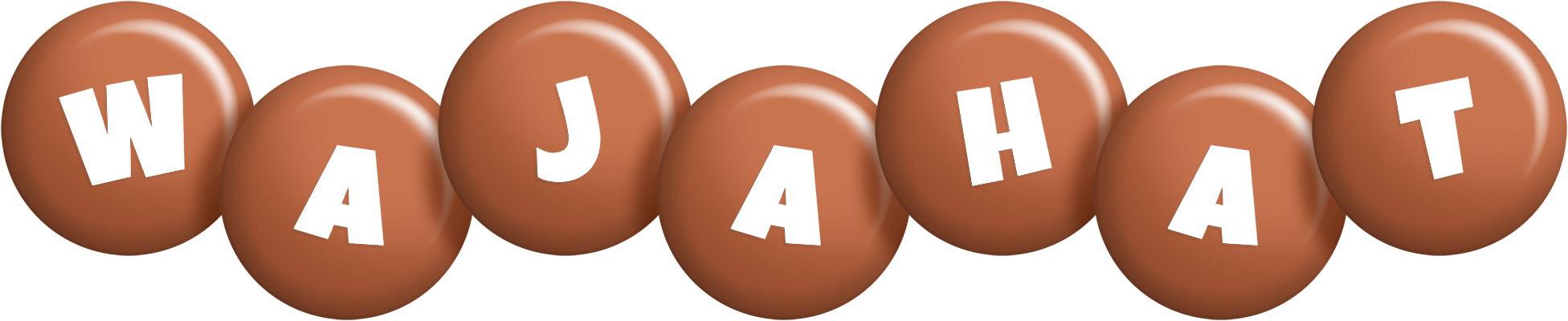 Wajahat candy-brown logo