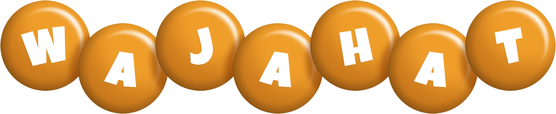 Wajahat candy-orange logo