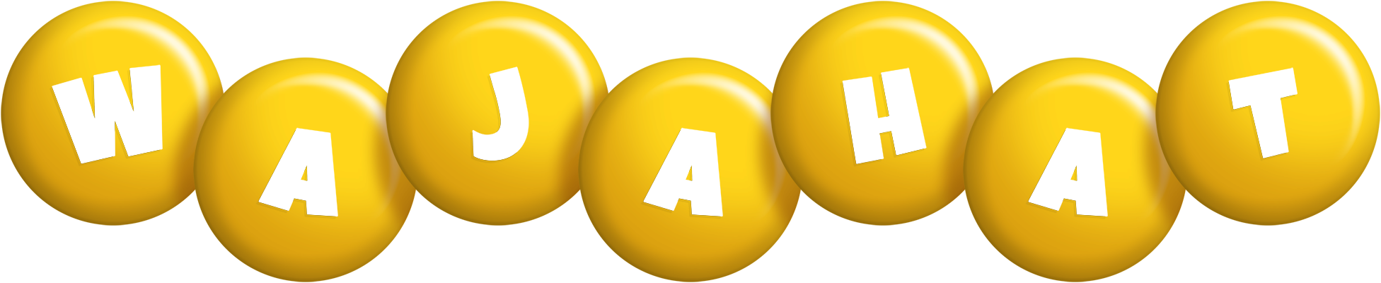 Wajahat candy-yellow logo