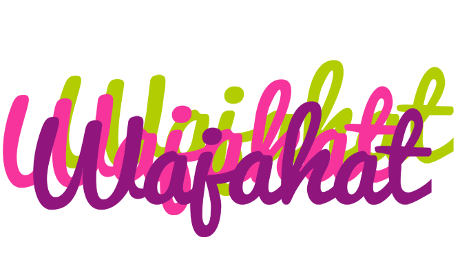 Wajahat flowers logo