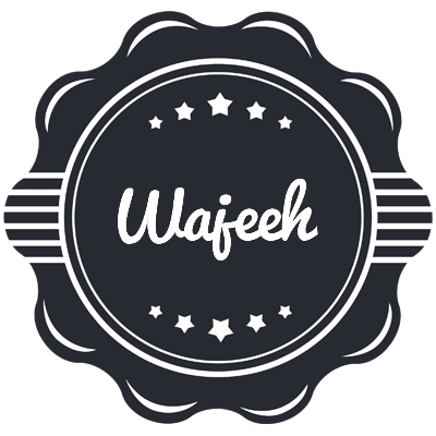 Wajeeh badge logo