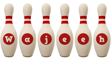 Wajeeh bowling-pin logo