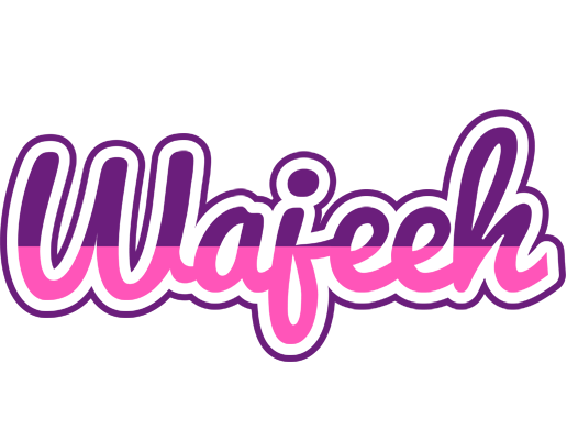 Wajeeh cheerful logo