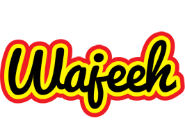 Wajeeh flaming logo