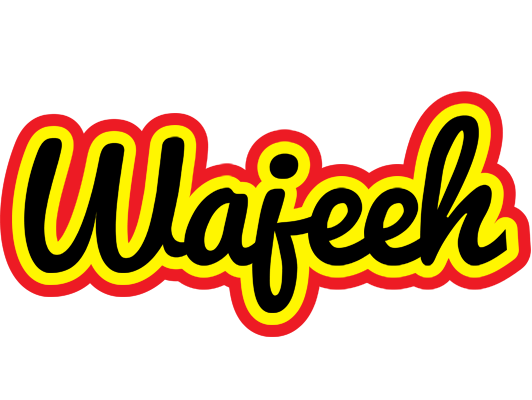 Wajeeh flaming logo