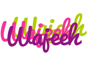 Wajeeh flowers logo