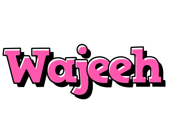 Wajeeh girlish logo