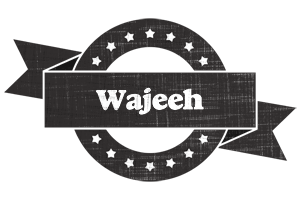 Wajeeh grunge logo