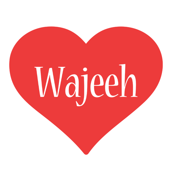 Wajeeh love logo