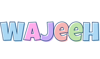 Wajeeh pastel logo