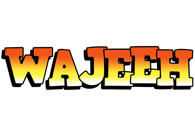 Wajeeh sunset logo