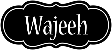 Wajeeh welcome logo