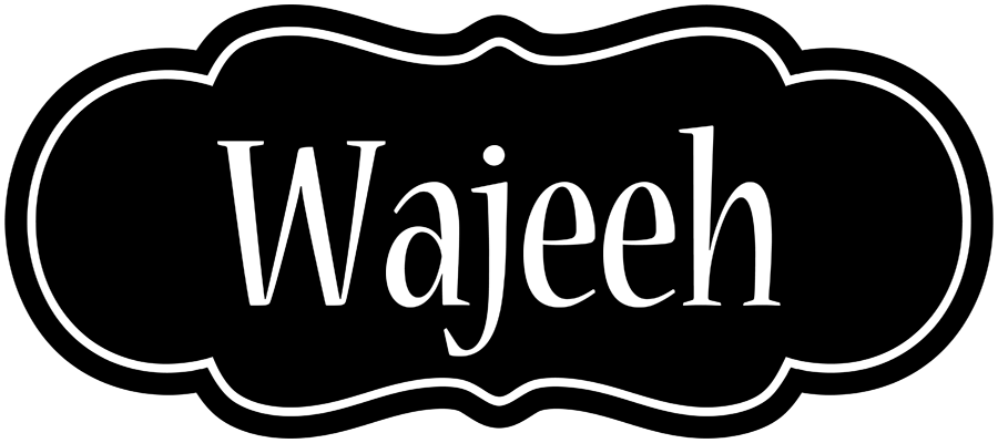 Wajeeh welcome logo