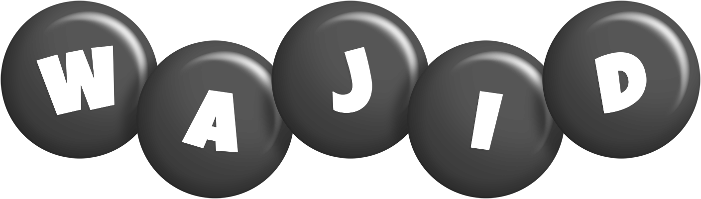Wajid candy-black logo