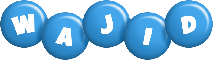 Wajid candy-blue logo