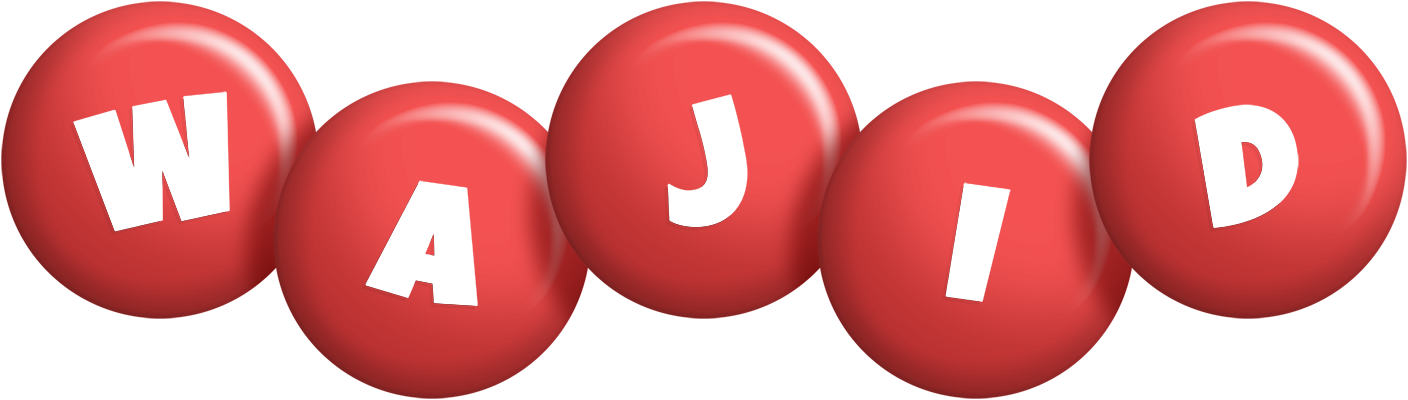Wajid candy-red logo