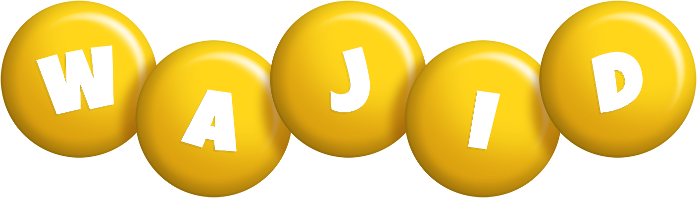 Wajid candy-yellow logo