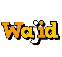 Wajid cartoon logo