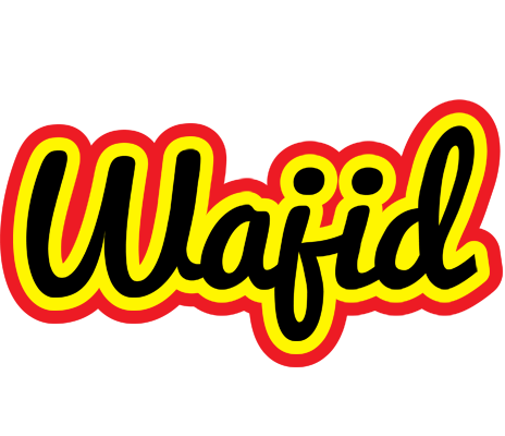 Wajid flaming logo