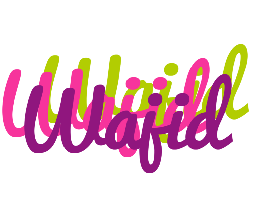Wajid flowers logo