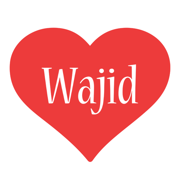 Wajid love logo