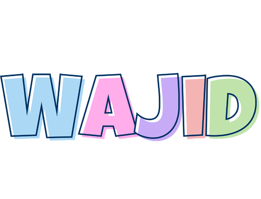 Wajid pastel logo
