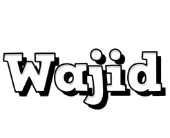 Wajid snowing logo