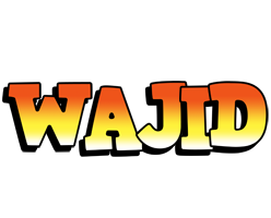 Wajid sunset logo