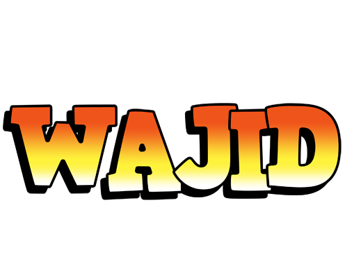 Wajid sunset logo