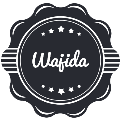 Wajida badge logo