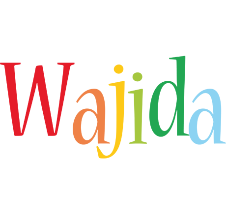 Wajida birthday logo