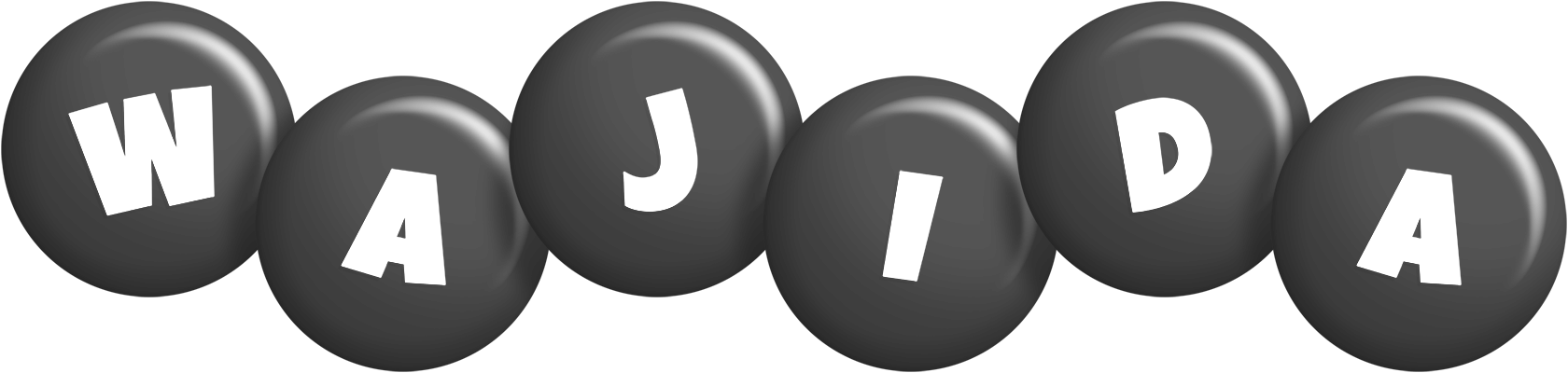 Wajida candy-black logo