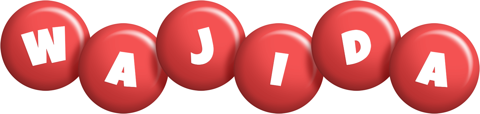 Wajida candy-red logo