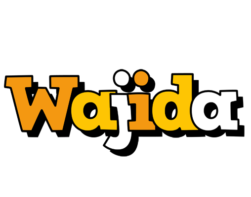 Wajida cartoon logo