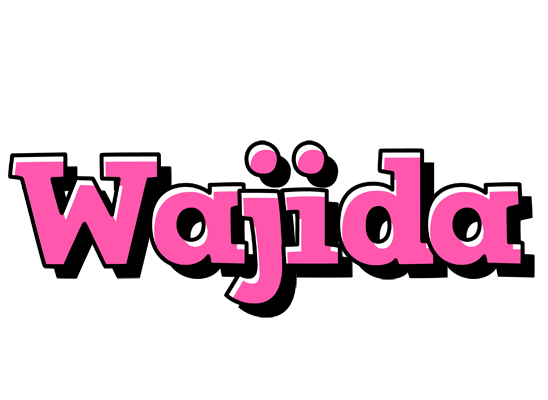 Wajida girlish logo