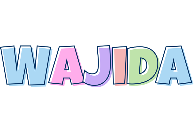 Wajida pastel logo