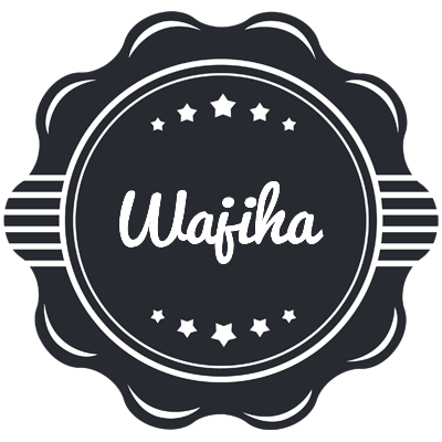 Wajiha badge logo