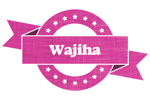 Wajiha beauty logo