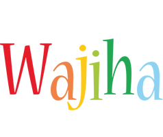 Wajiha birthday logo