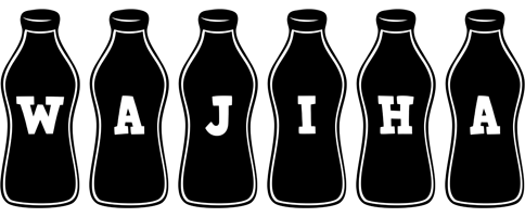 Wajiha bottle logo