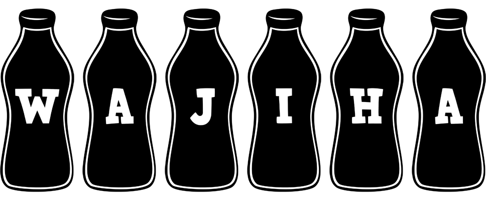 Wajiha bottle logo