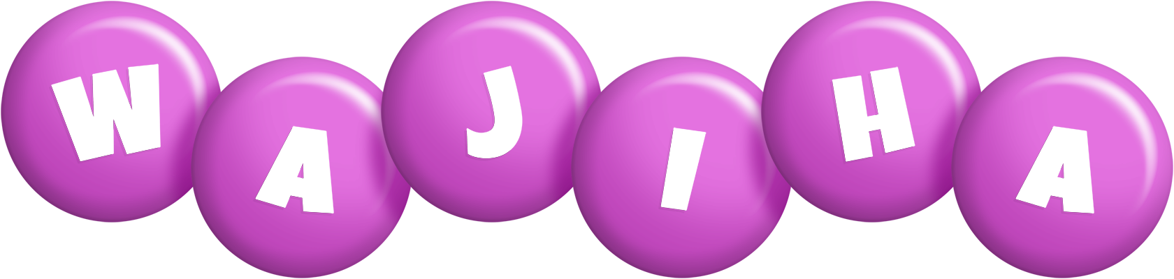 Wajiha candy-purple logo