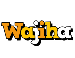 Wajiha cartoon logo