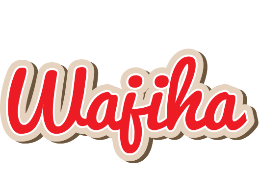Wajiha chocolate logo